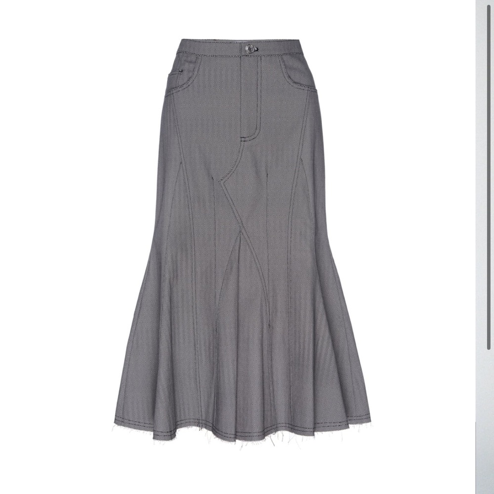 Miaou Gaudi Skirt in Hypno – 100% Cotton Midi Skirt